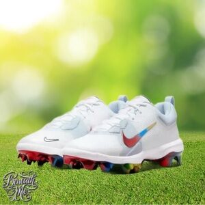 Nike Force Trout 9 Pro MCS Rainbow Mens Baseball Cleats FB2908-106 Sz 11 NEW